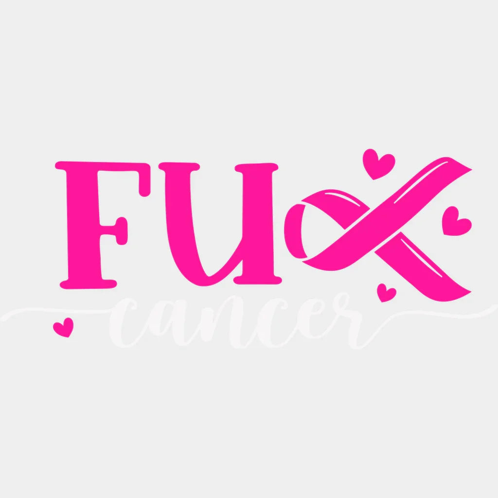Cancer Support Design - Dtf Heat Transfer Unisex S & M ( 10 ) / Light Color See Imaging