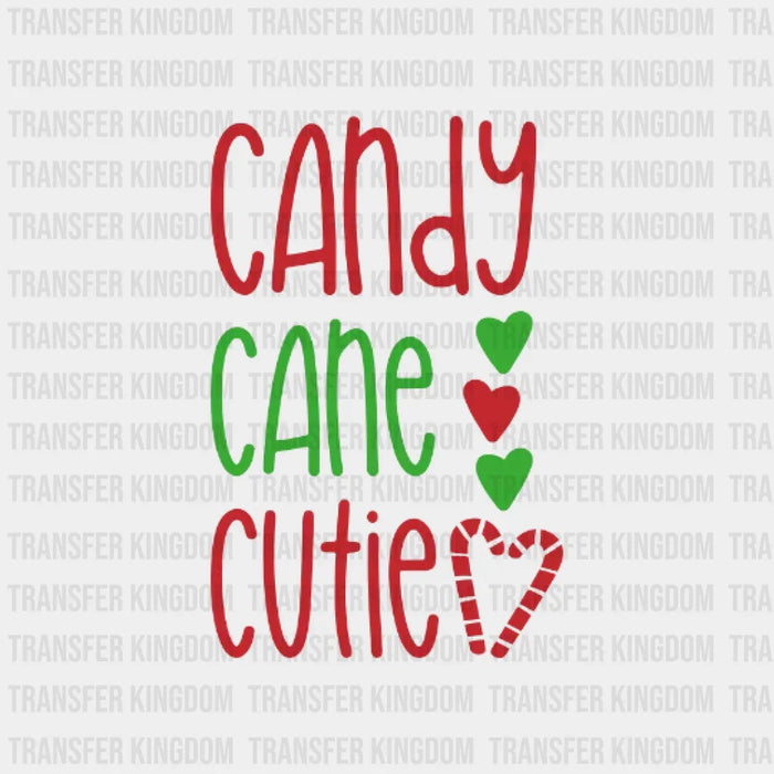 Candy Cane Cutie Christmas Design - DTF heat transfer