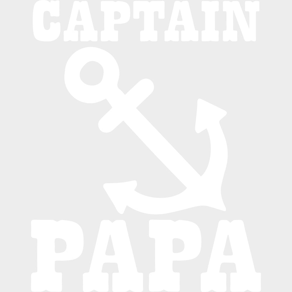 Captain Papa - Boating DTF Transfers transfer-kingdom Light Color Design (See Imaging)