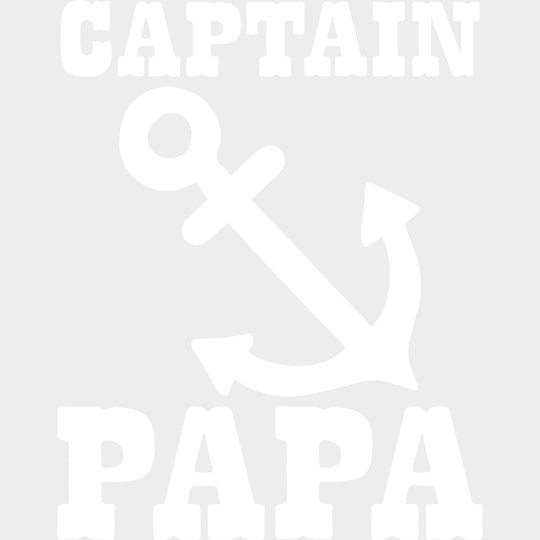 Captain Papa - Boating DTF Transfers transfer-kingdom Light Color Design (See Imaging)