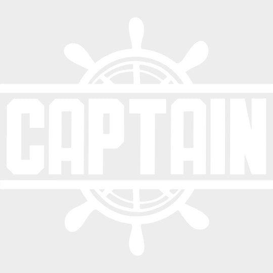 Captain Ship Helm - Boating DTF Transfers transfer-kingdom Light Color Design (See Imaging)