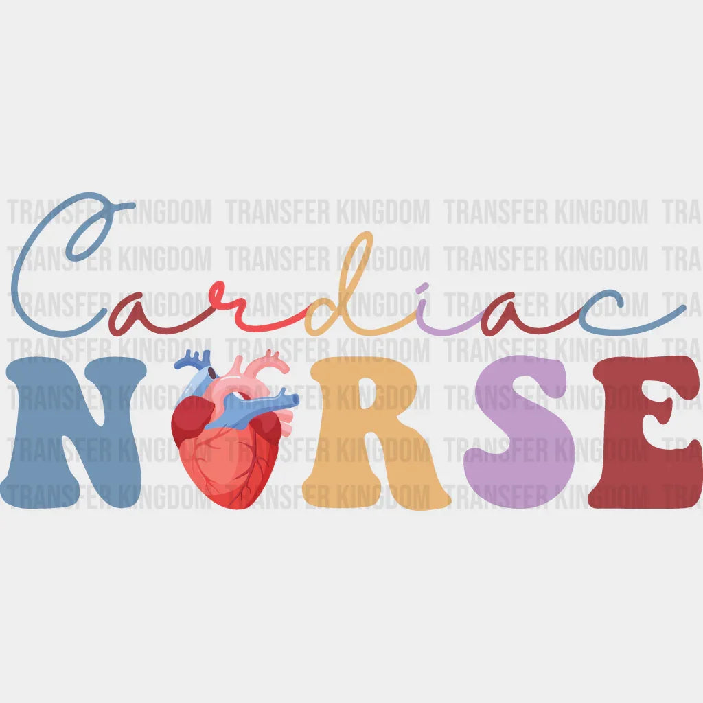 Cardiac Nurse Design - Cardiactic Dtf Heat Transfer