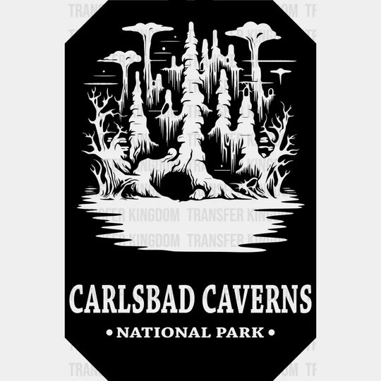 Carlsbad Caverns National Park Design - Parks Dtf Transfers Unisex S & M (10’) / Dark Color See
