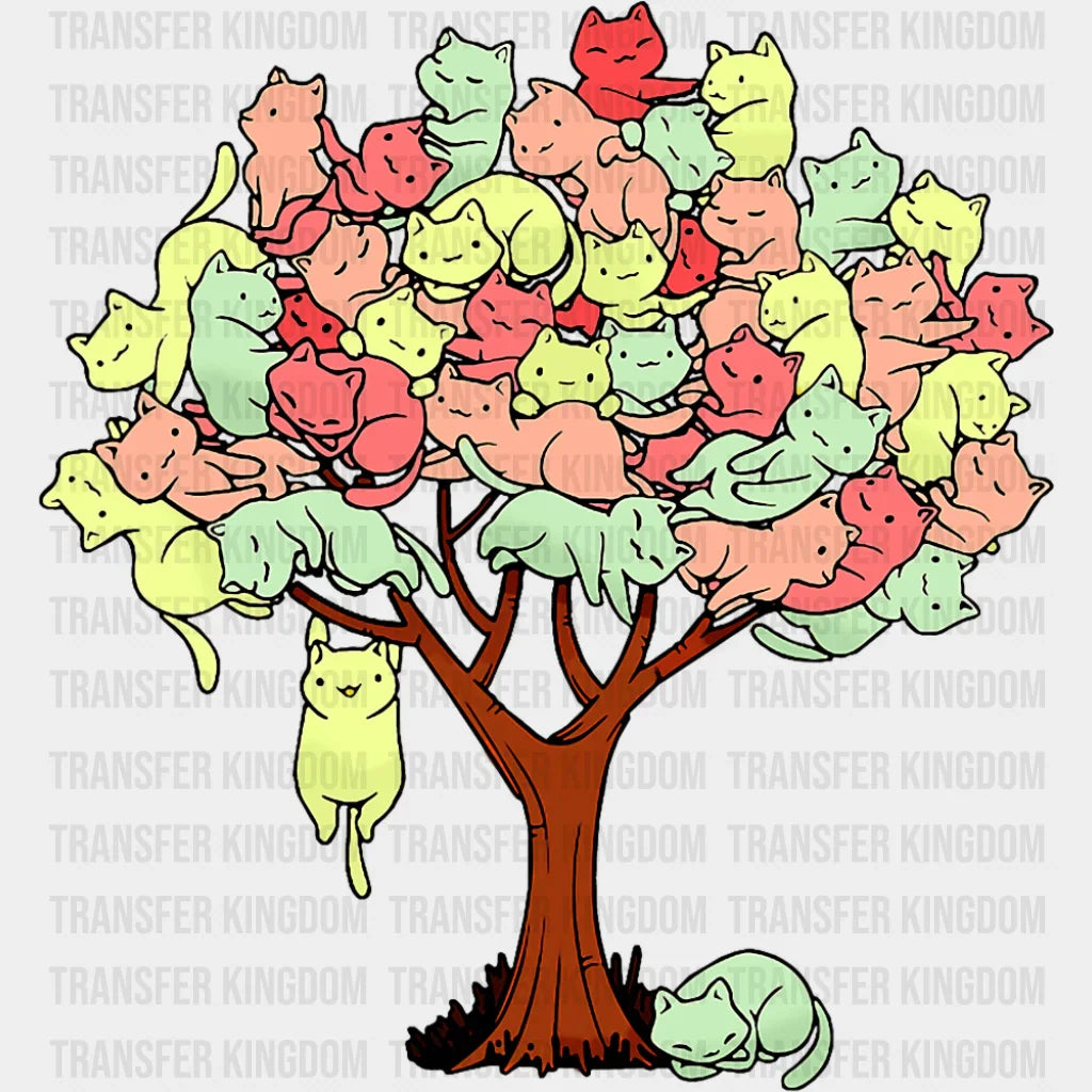 Cat Tree - Cats DTF Transfer