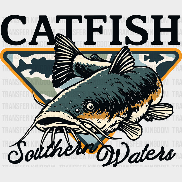 Catfish Southern Waters - Fishing DTF Transfers