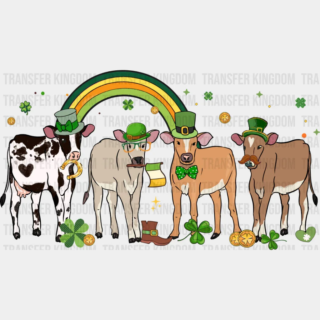 Cattle Rainbow Design - St. Patrick’s Day DTF Transfer
