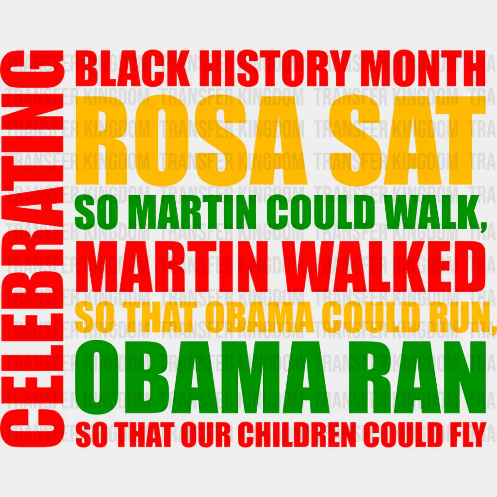 Celebrating Black History Month - Dtf Heat Transfer