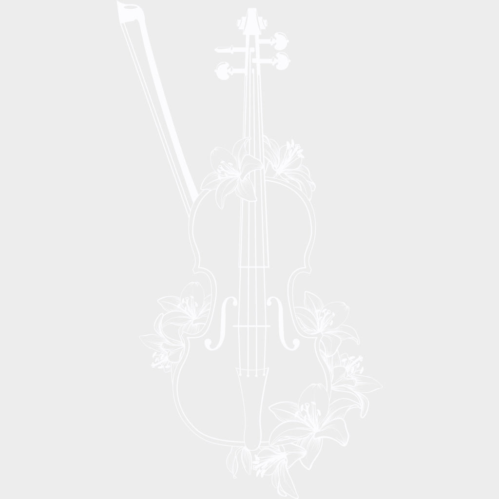 Cello & Flowers - Music DTF Transfers transfer-kingdom Light Color Design (See Imaging)
