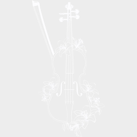 Cello & Flowers - Music DTF Transfers transfer-kingdom Light Color Design (See Imaging)