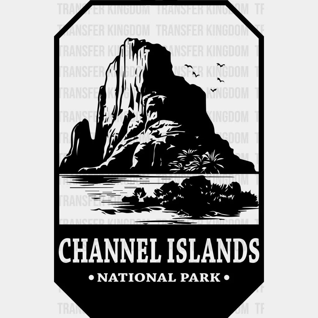 Channel Islands National Park Design - Parks Dtf Transfers Unisex S & M (10’) / Dark Color See