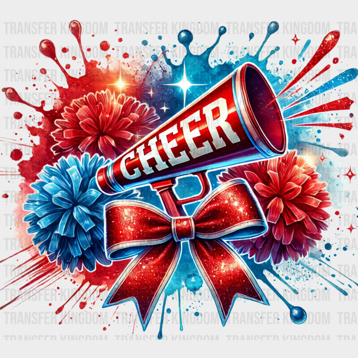 Cheer Blue & Red - Cheerleading DTF Transfers