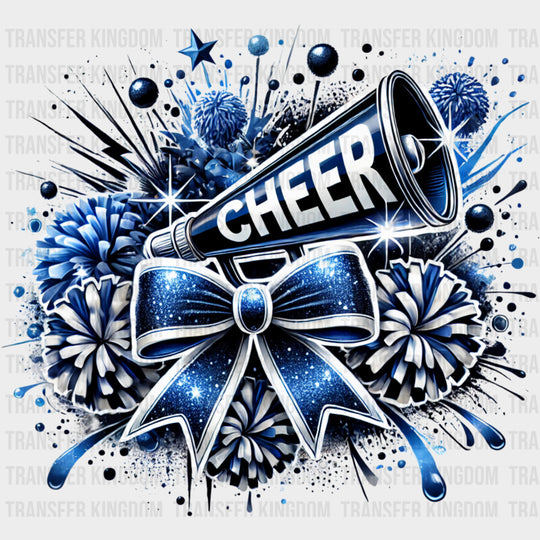 Cheer Dark Blue & White - Cheerleading DTF Transfers