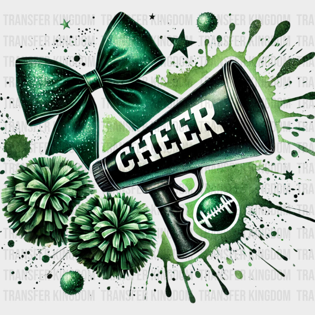 Cheer Dark Green - Cheerleading DTF Transfers