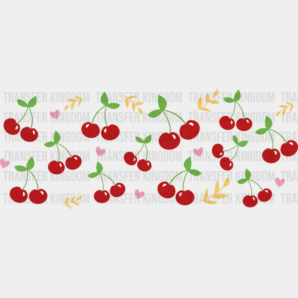 Cherries - General Cup Wrap UV Sticker Permanent UV DTF Decal UVDTF
