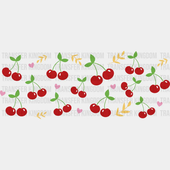 Cherries - General Cup Wrap UV Sticker Permanent UV DTF Decal UVDTF