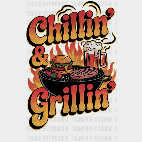 Chillin' & Grillin' - BBQ DTF Transfers transfer-kingdom
