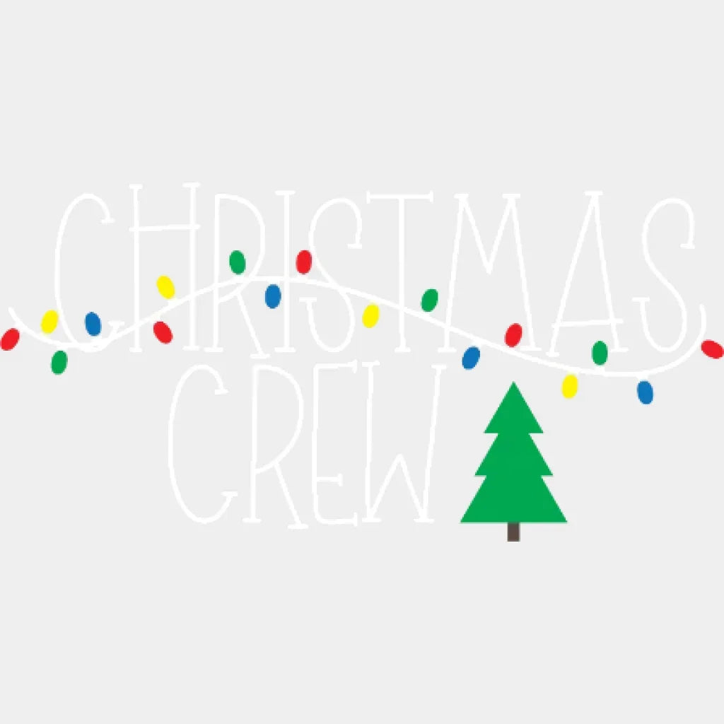 Christmas Crew Design Dtf Heat Transfer