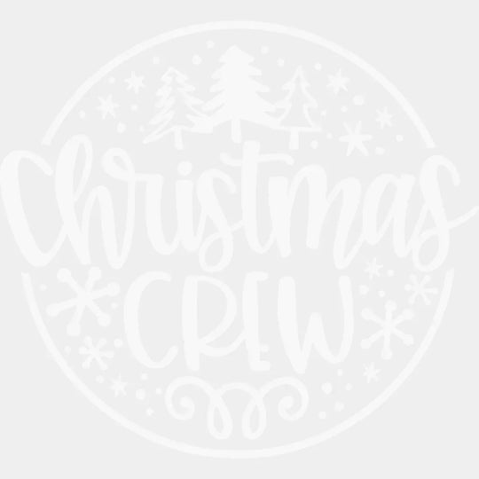 Christmas Crew Tree Design Family Dtf Heat Transfer