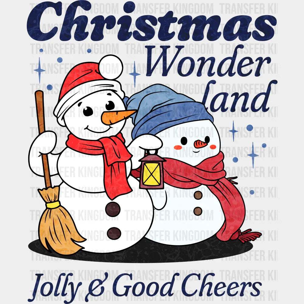 Christmas Wonderland Jolly & Good Cheers - Christmas DTF Transfer