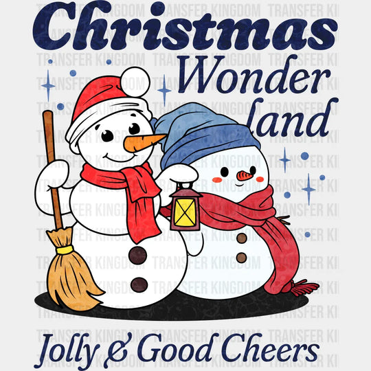 Christmas Wonderland Jolly & Good Cheers - Christmas DTF Transfer