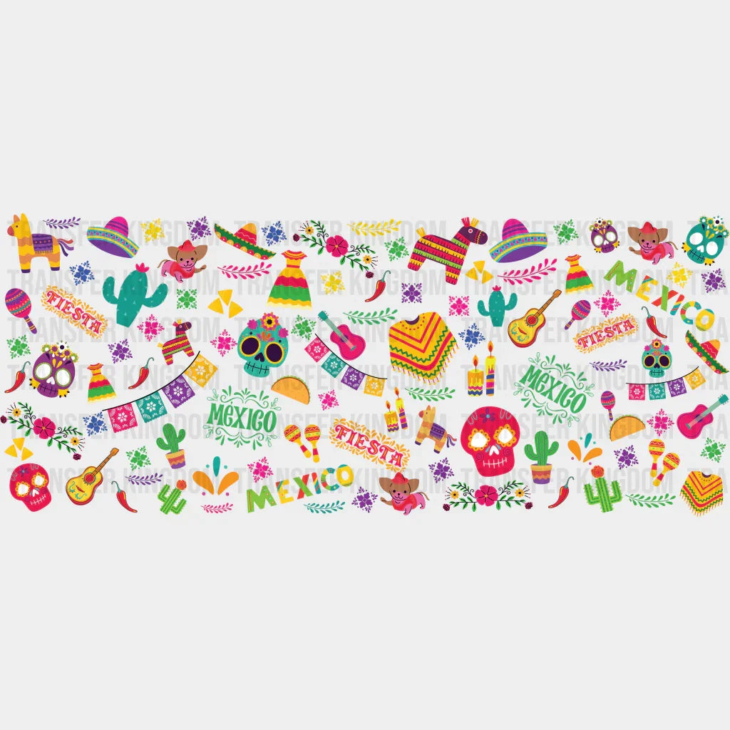 Cinco De Mayo Design - Cup Wrap Uv Sticker Permanent Dtf Decal