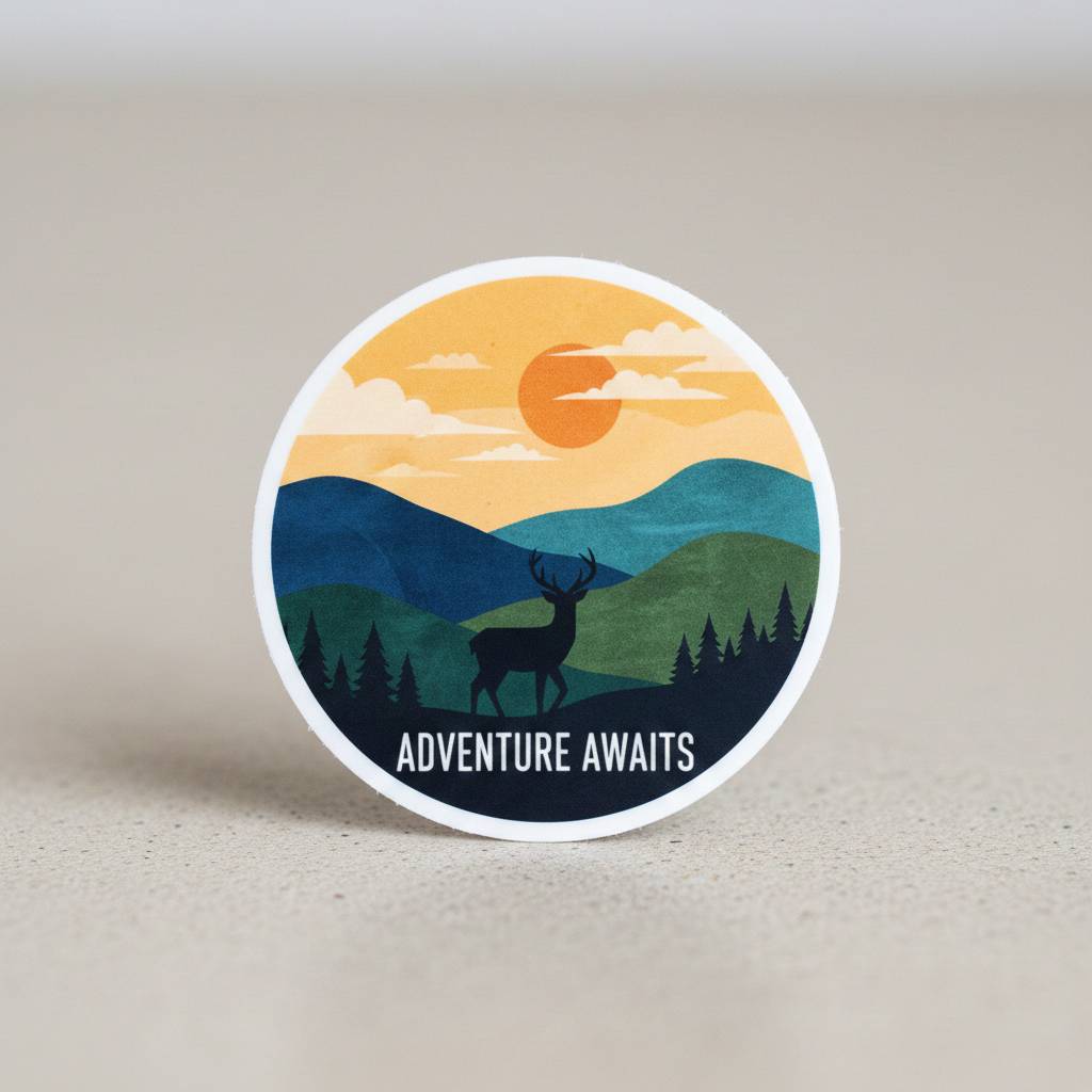 50 Circle Stickers 3in