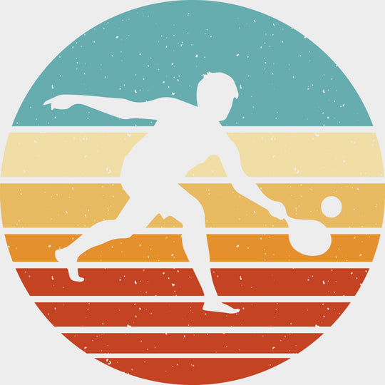 Circular Pickleball Design - Pickleball DTF Transfers Adult Unisex - S & M (10’’) / Light Color Design (See Imaging)