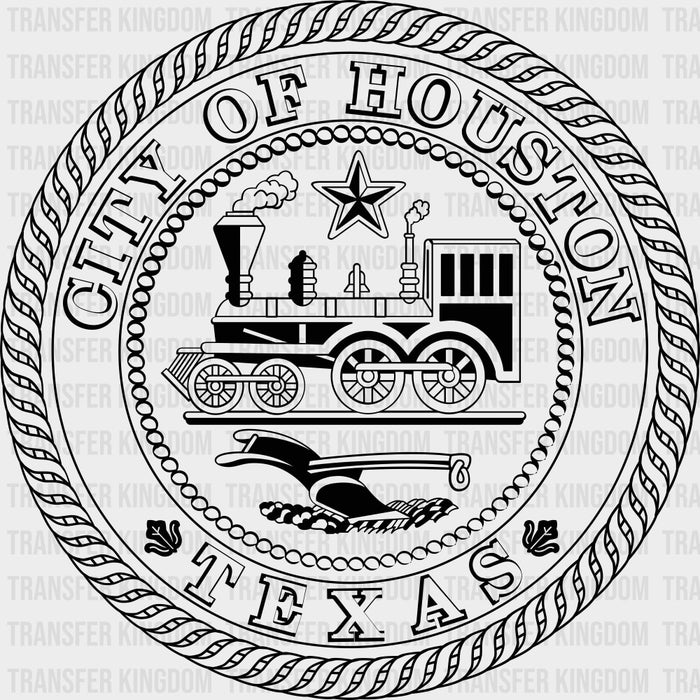 City Of Houston, Texas, B&W - States & Cities DTF Transfers