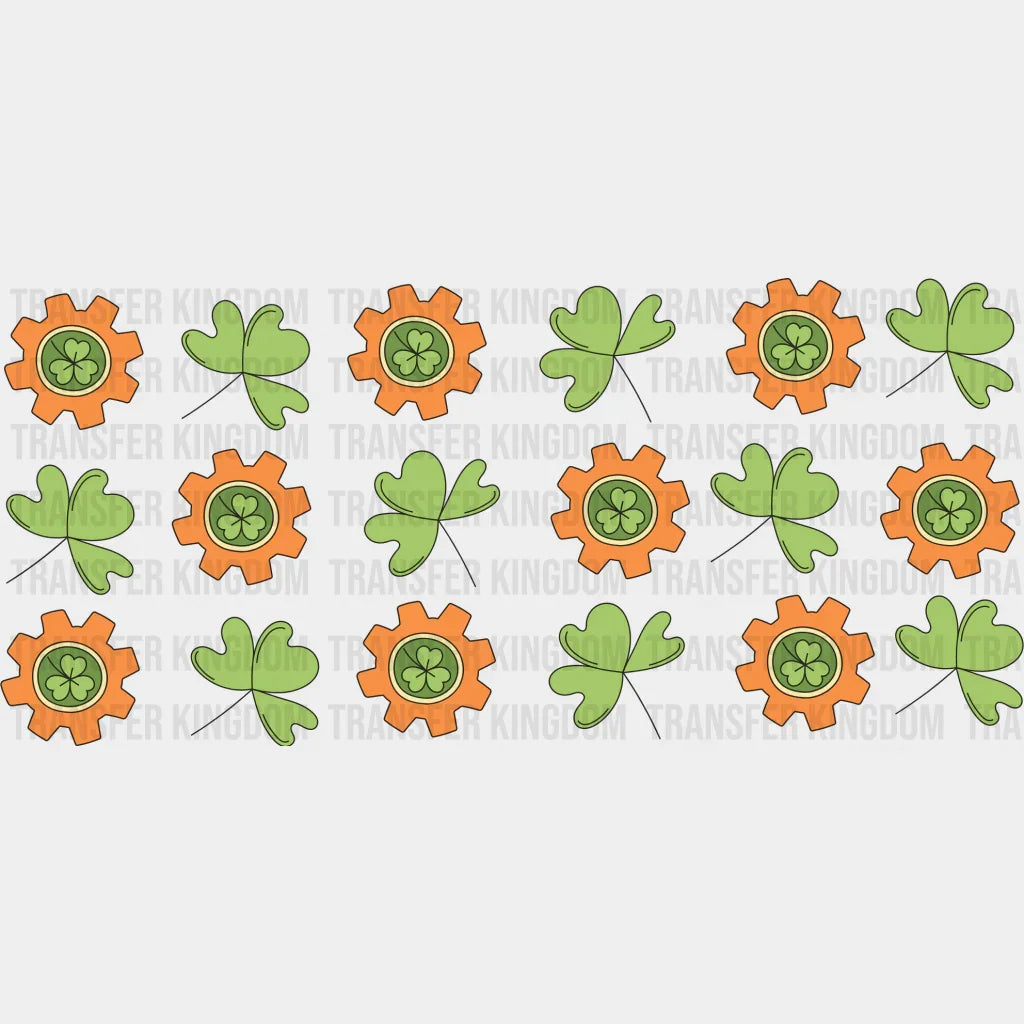 Clover Gear - St Patrick Cup Wrap Uv Sticker Permanent Dtf Decal