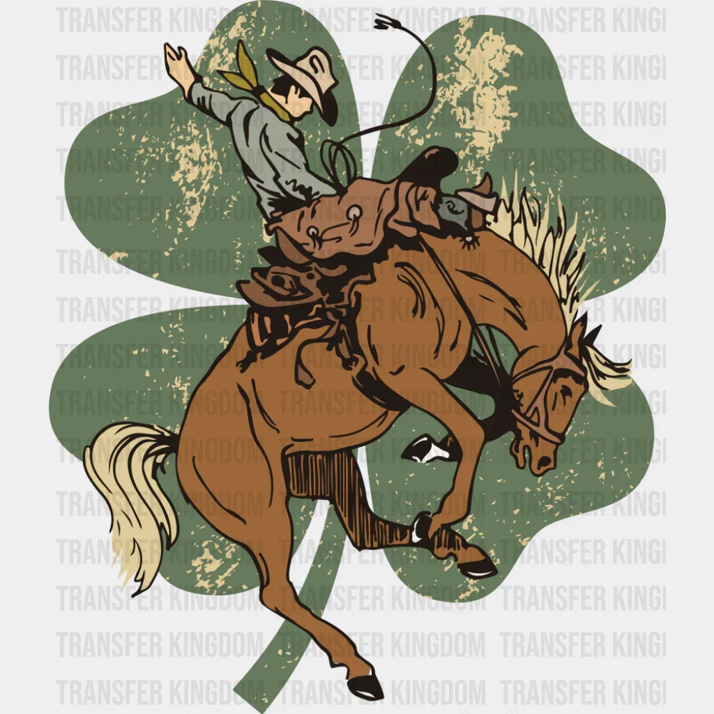 Clover Rodeo Design - St. Patrick’s Day DTF Transfer