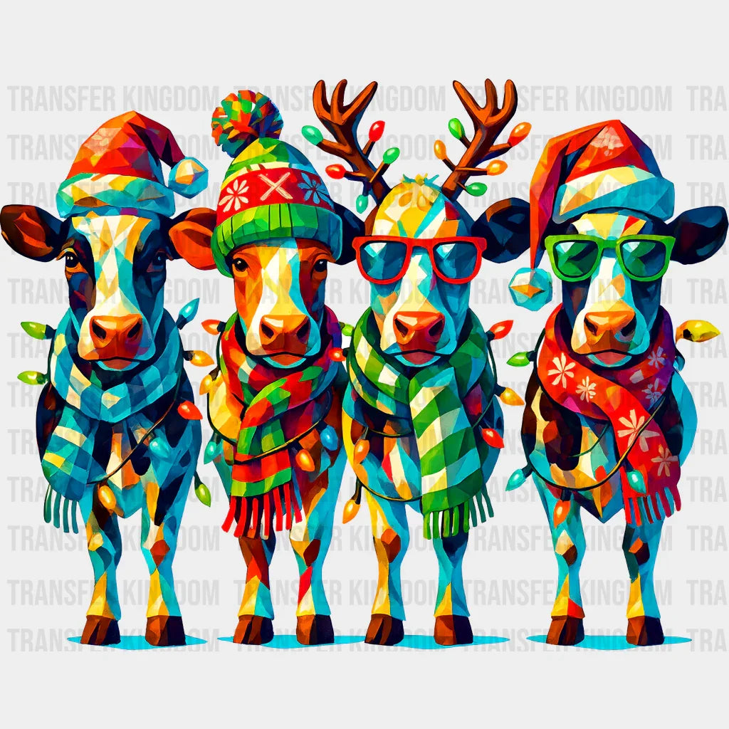 Cows - Christmas DTF Transfer