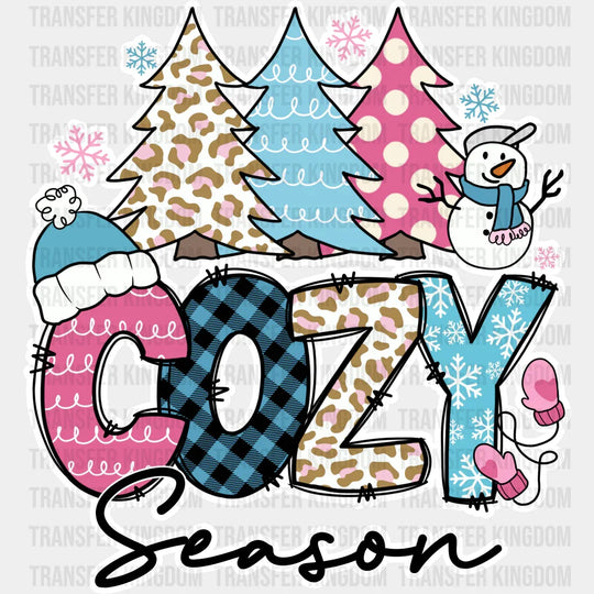 Cozy Season - Winter Iron On Dtf Transfer Unisex S & M (10’’) / Light Color Design See Imaging