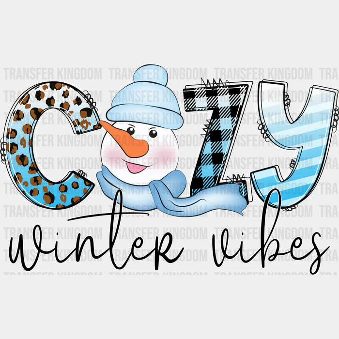 Cozy Winter Vibes - Winter Iron On DTF Transfer