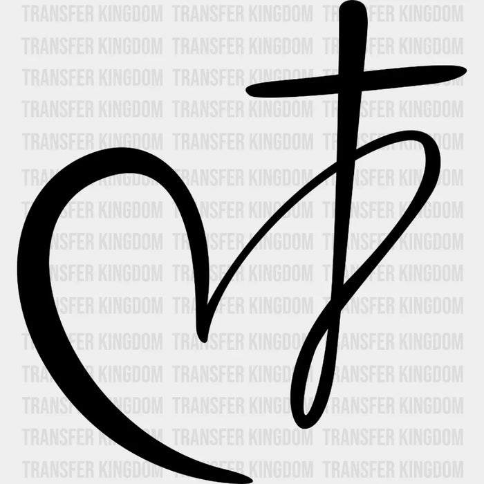 Cross Love - Christian Design - DTF heat transfer