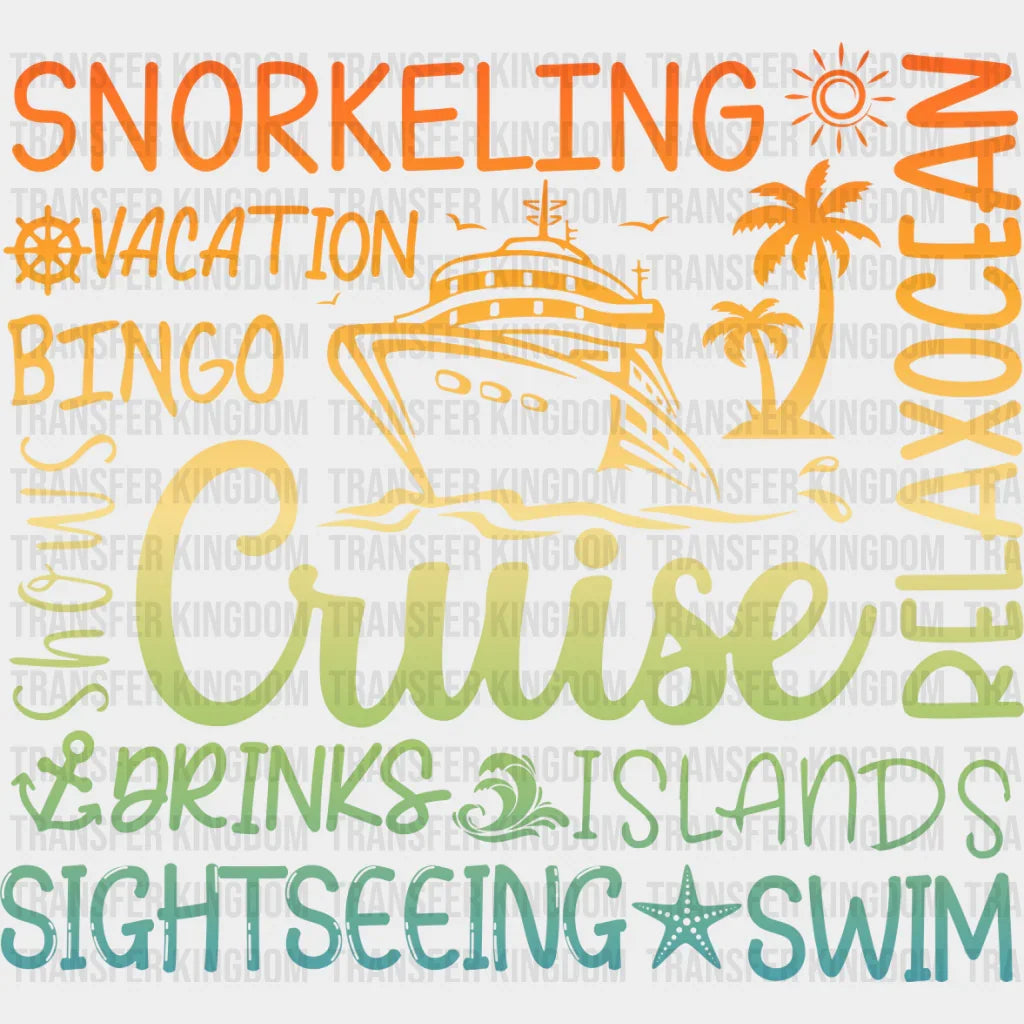 Cruise Vacation Design - Family Dtf Heat Transfer