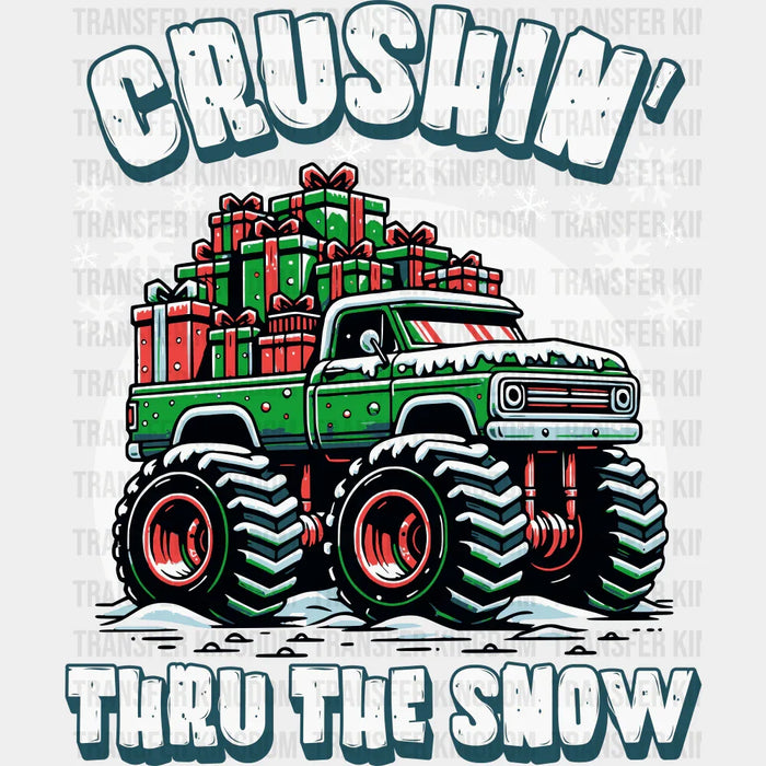 Crushin' Thru The Snow - Christmas DTF Transfer
