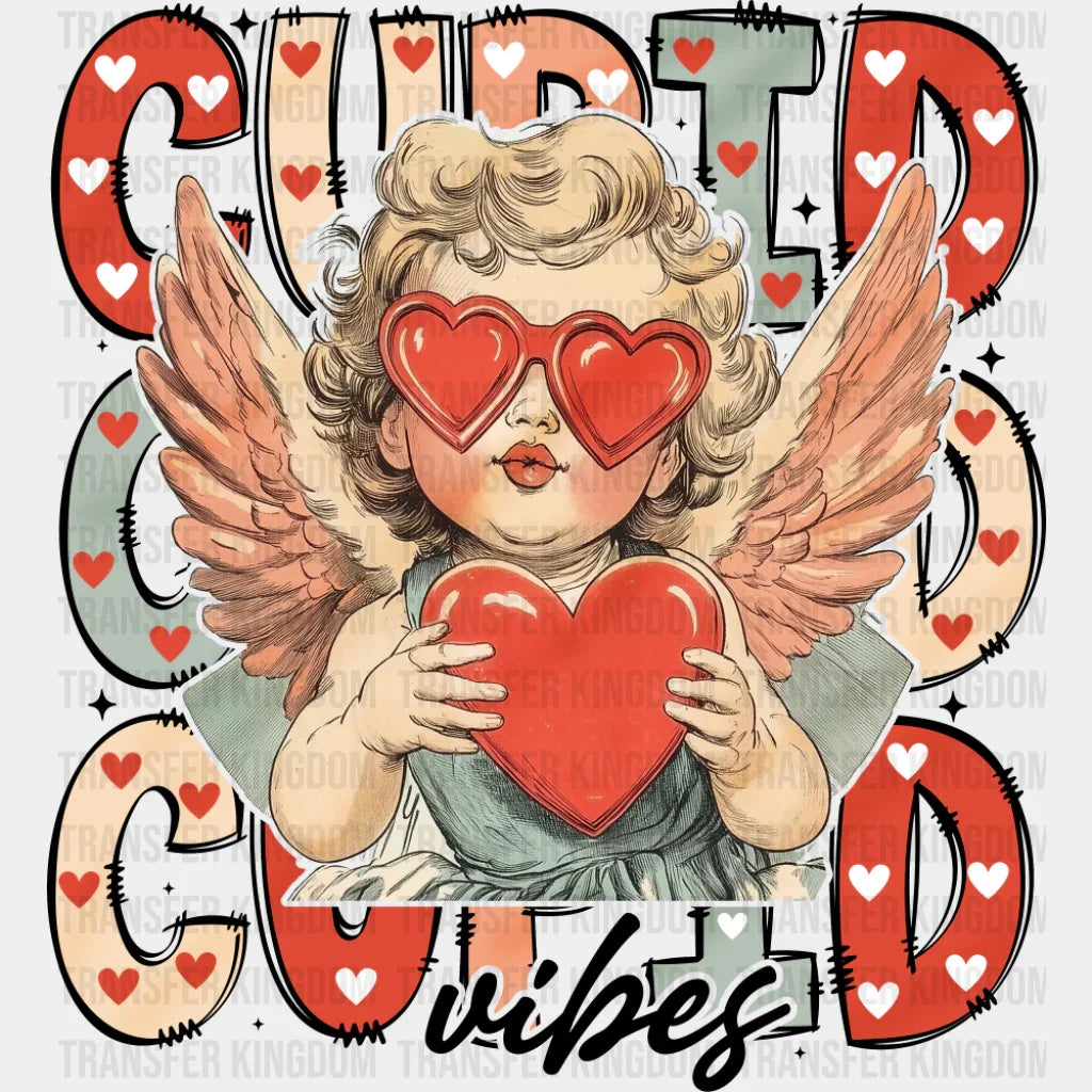 Cupid Vibes Eros Design - Valentine’s Day Dtf Transfer Unisex S & M (10’’) / Dark Color See Imaging