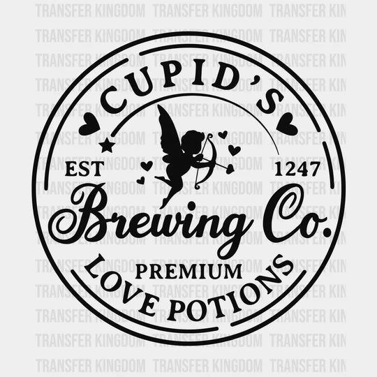 Cupids Brewing Co. Valentines Day Design - Dtf Heat Transfer Unisex S & M ( 10 ) / Dark Color See