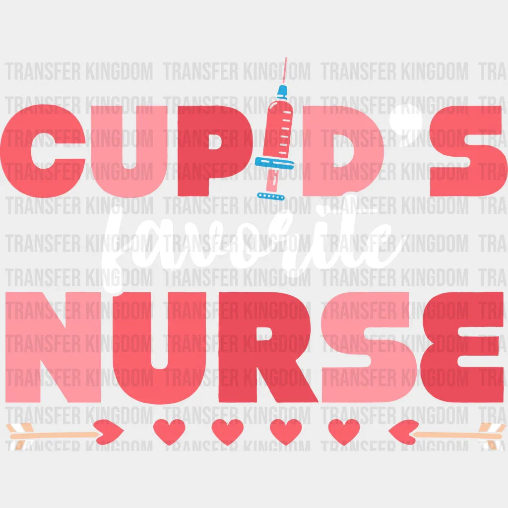 Cupids Nurse Valentines Day Design - Dtf Heat Transfer