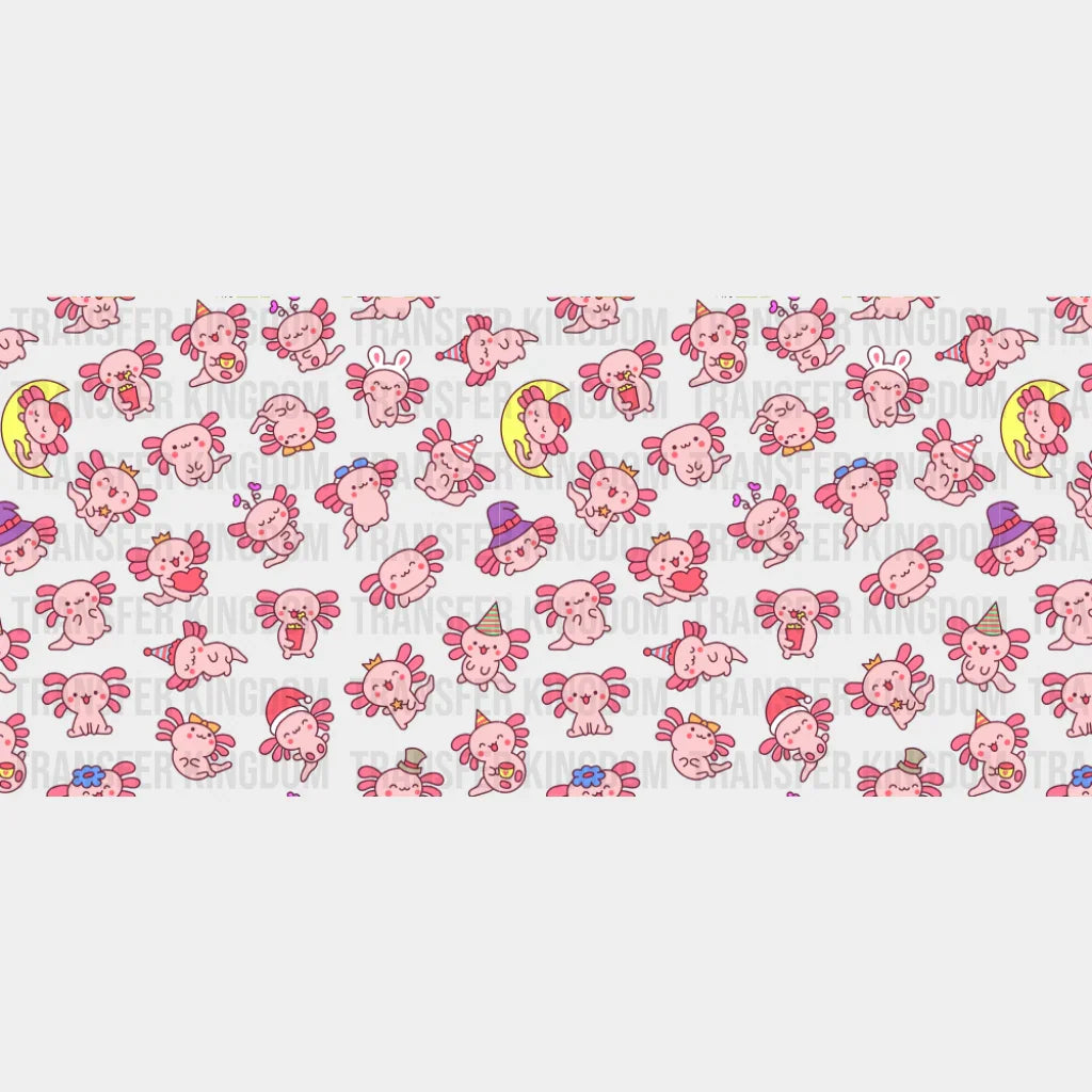 Cute Axelotl - General Cup Wrap UV Sticker Permanent UV DTF Decal UVDTF