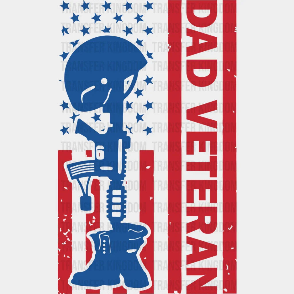 Dad Veteran - Military Dtf Heat Transfer