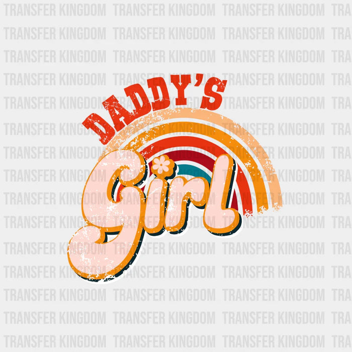 Daddy's Girl Rainbow Design - DTF heat transfer