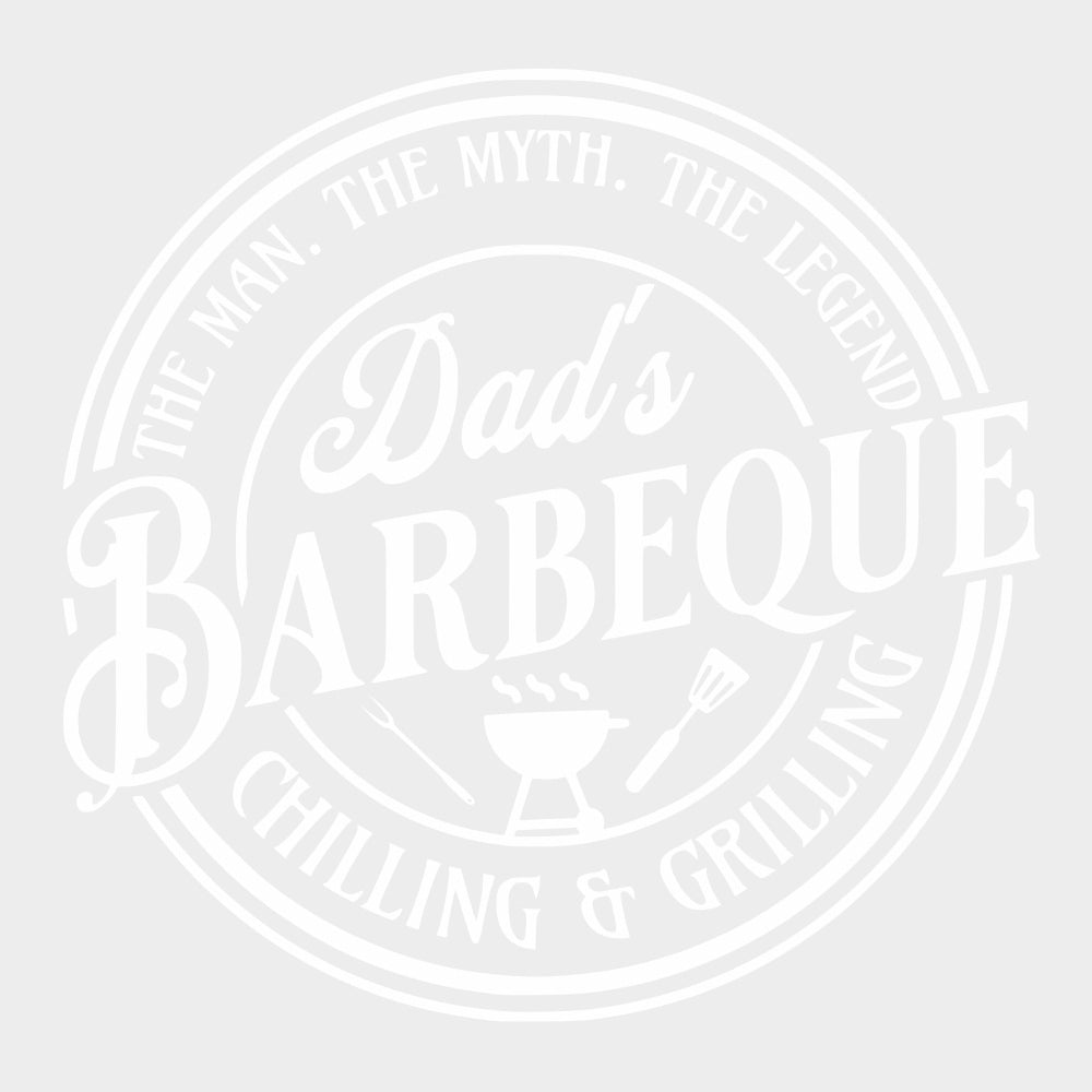 Dad's Barbeque - BBQ DTF Transfers transfer-kingdom Light Color Design (See Imaging)