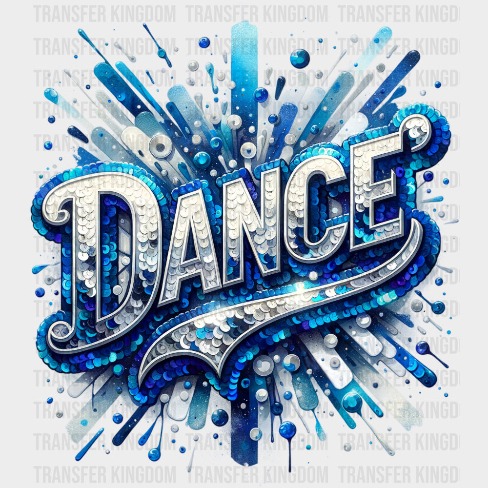 Dance Light Blue - Dancing DTF Transfers