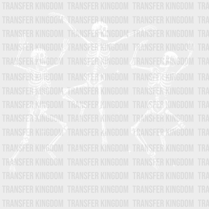 Dancing Skeletons - Dancing DTF Transfers