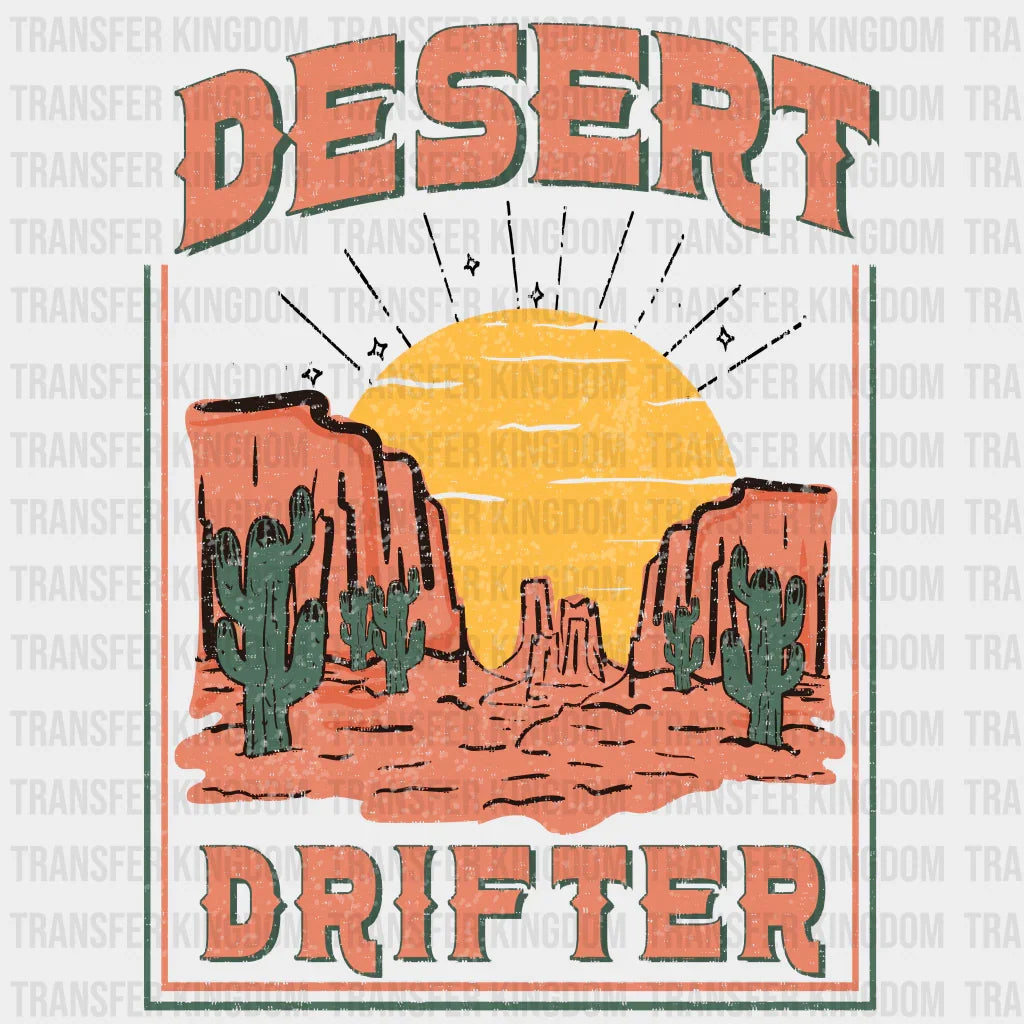 Desert Drifter Design - Western Dtf Transfers