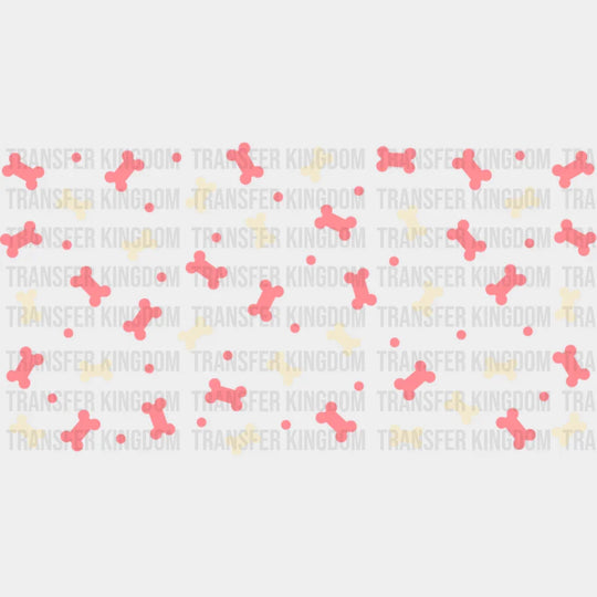 Dog Bone Treat - Pets Cup Wrap Uv Sticker Permanent Dtf Decal