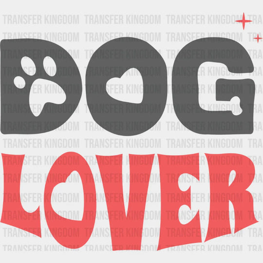 Dog Lover Paw Design - Dogs Iron On Dtf Transfer