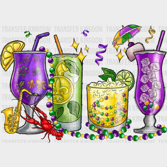 Drinks - Mardi Gras DTF Transfers