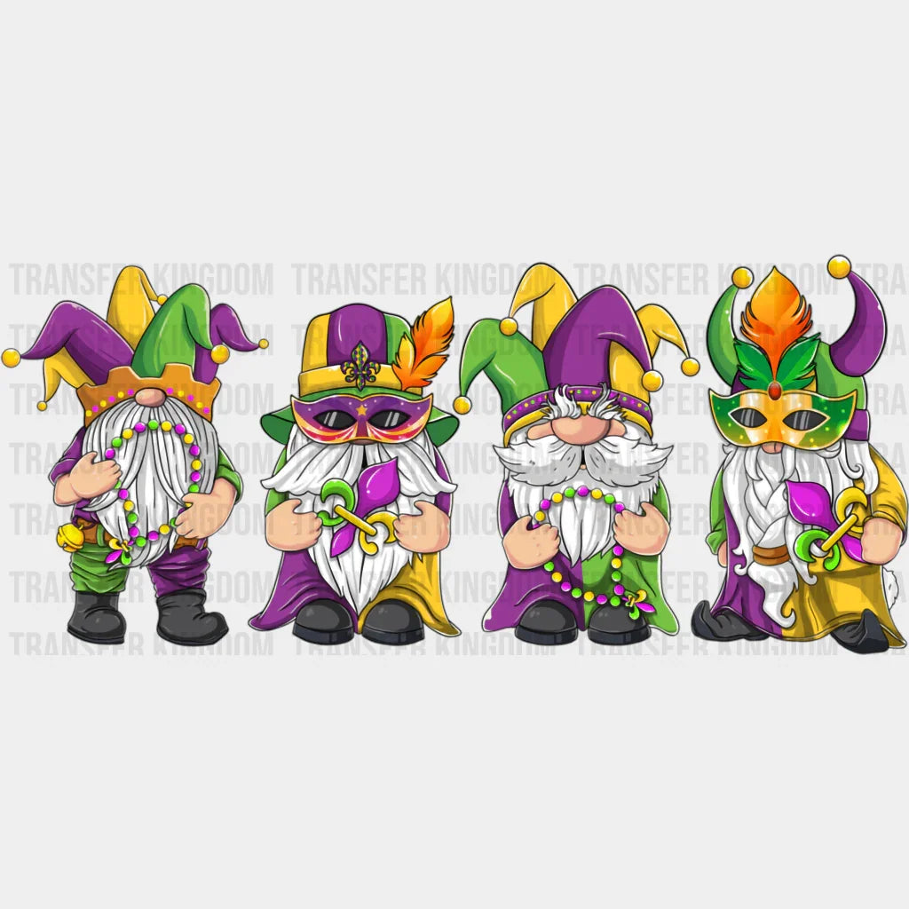 Dwarfs Mardi Gras Design- Dtf Heat Transfer
